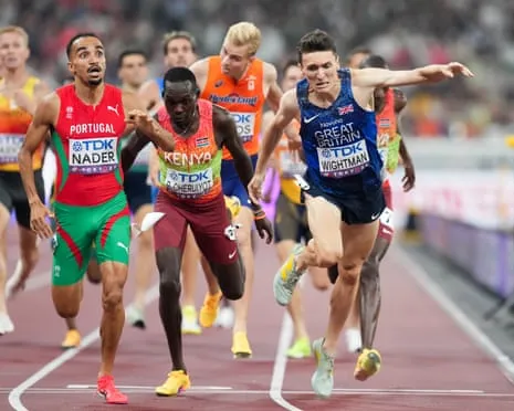 UK's Wightman Just Loses Out on Gold as Portugal's Isaac Nader Takes Dramatic 1500m Win