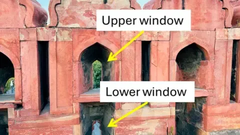 The capital's polluted air is changing the historic Red Fort dark, research reveals